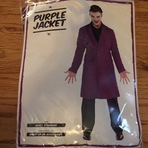 Purple Jacket For Joker or Willy Wonka Costume